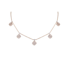 Fancy/clolour Stone Diamond Necklace -JJ25101144
