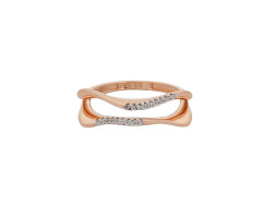 Cz Jewellery Gold Finger Ring -JJ25101530
