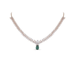 Fancy/clolour Stone Diamond Necklace -JJ25102579
