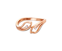 Contemporary Gold Finger Ring -JJ25103877
