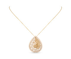 Cz Jewellery Gold Pendant -JJ25112749
