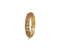 Antique Gold Bangle -JJ25120278
