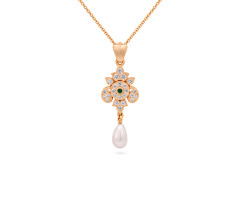 South Indian Traditional Diamond Pendant -JW24101429A01
