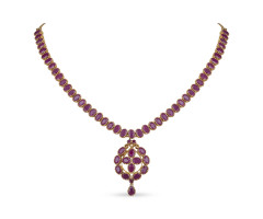 Stone Studded Precious Necklace -JW24112089
