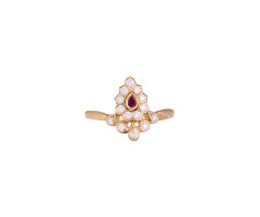 South Indian Traditional Diamond Finger Ring -JW24122178
