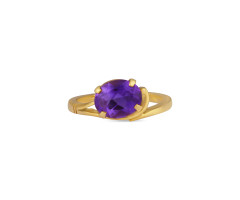 Amethyst Precious Finger Ring -JW25091265
