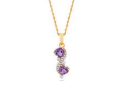 Cz Jewellery Gold Pendant -JW26020341

