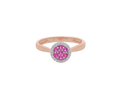 Fancy/clolour Stone
 Diamond Finger Ring -OR25021041
