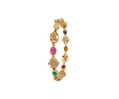 Navarathna Gold Bangle -OR25080983

