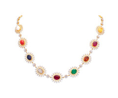 Navarathana (pre) Precious Necklace -OR25090857
