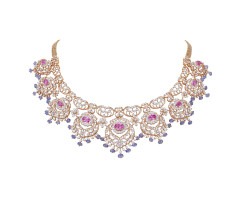 Fancy/clolour Stone
 Diamond Necklace -OR25101242
