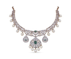 Traditional Indian Diamond Necklace -OR25110206R2
