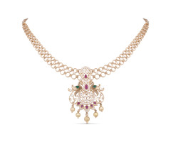 Premium Cz Gold Necklace -OR25122538
