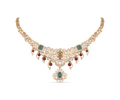 Premium Cz Gold Necklace -OR25122550

