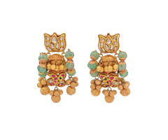 Kundan Gold Ear Wear -OR26011937
