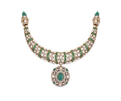 Regal Jadau Necklace -OR26012691
