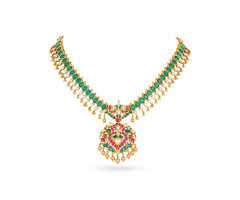 Kempu Precious Necklace -OR26016013R1
