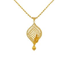 Traditional Indian Jewellery Gold Pendant -RO25120011
